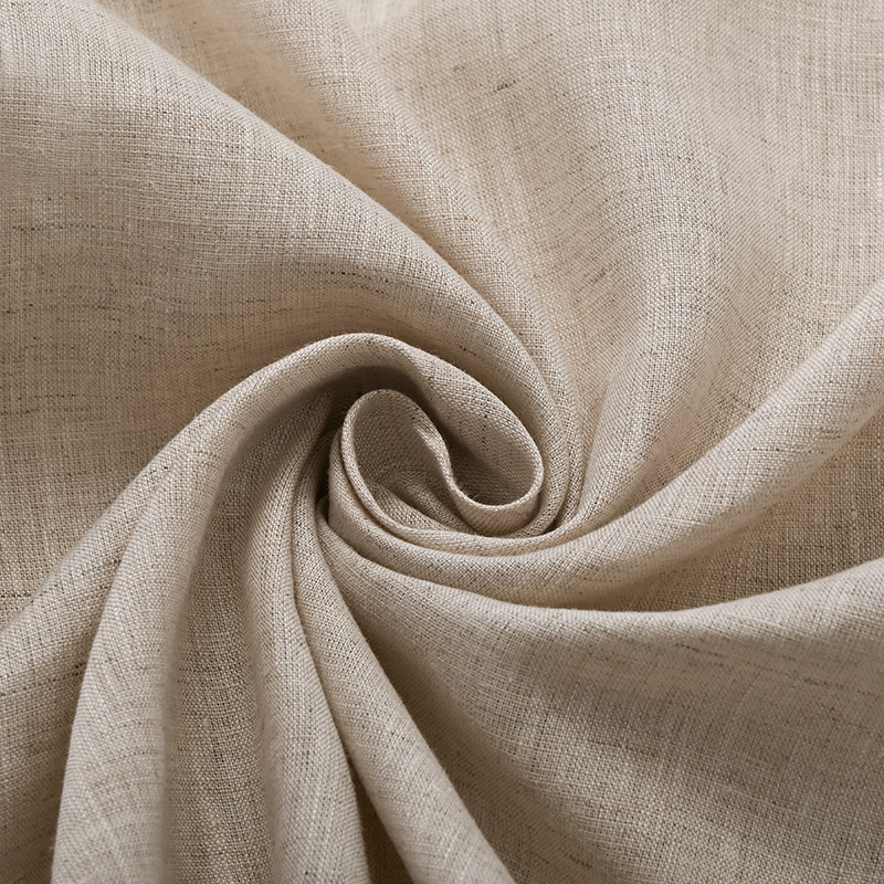 Single Natural 100% Washed Linen Fabric 165gsm | Soft & Breathable