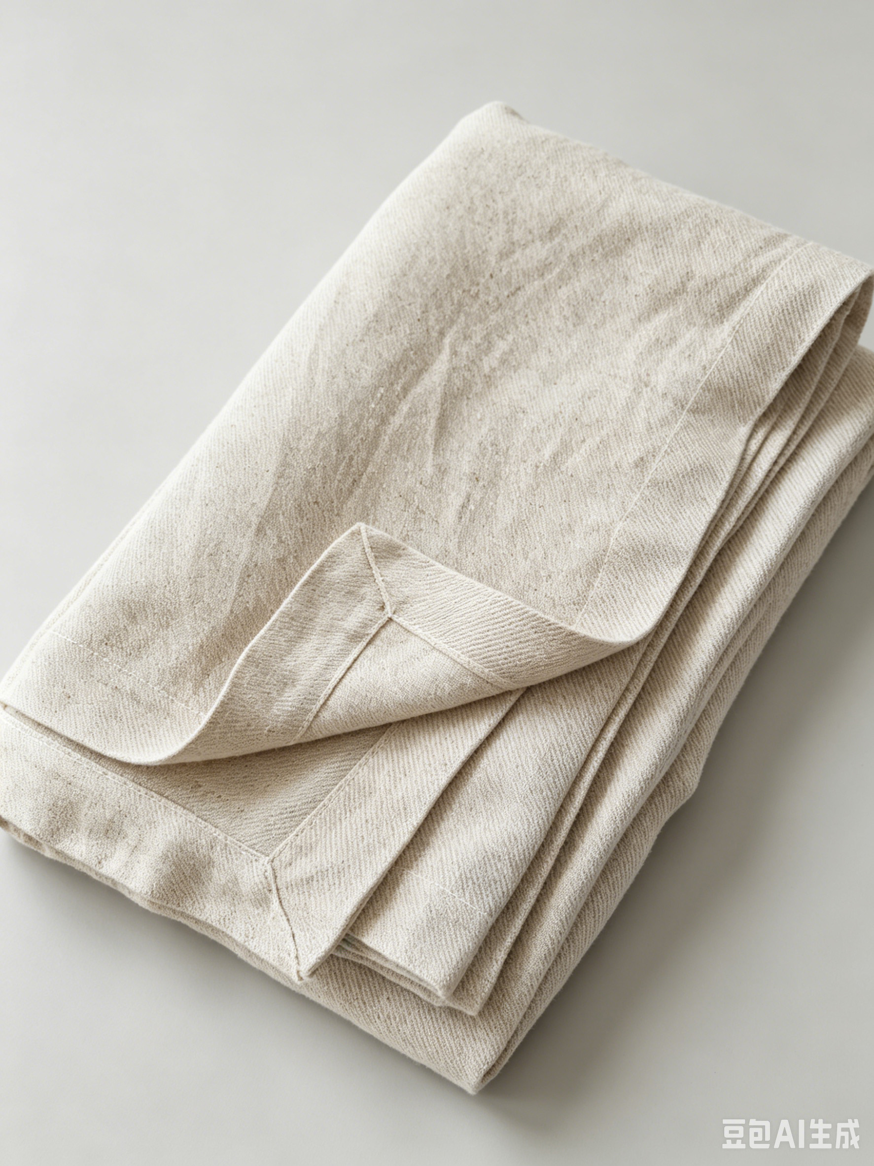 300gsm Natural Washed Twill Linen Throw | OEKO‑TEX & European Flax Certified