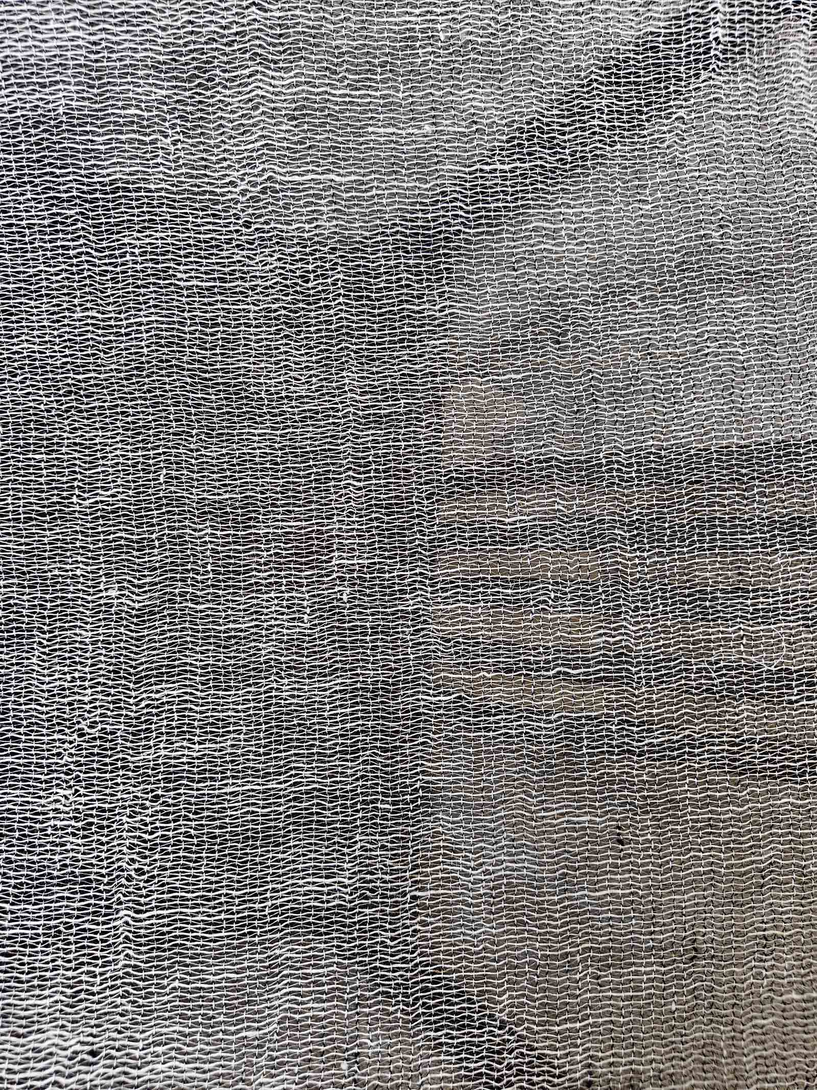 100% European Flax Linen Curtains | Grey-White Wave Mesh Washed OEKO-TEX Sheer