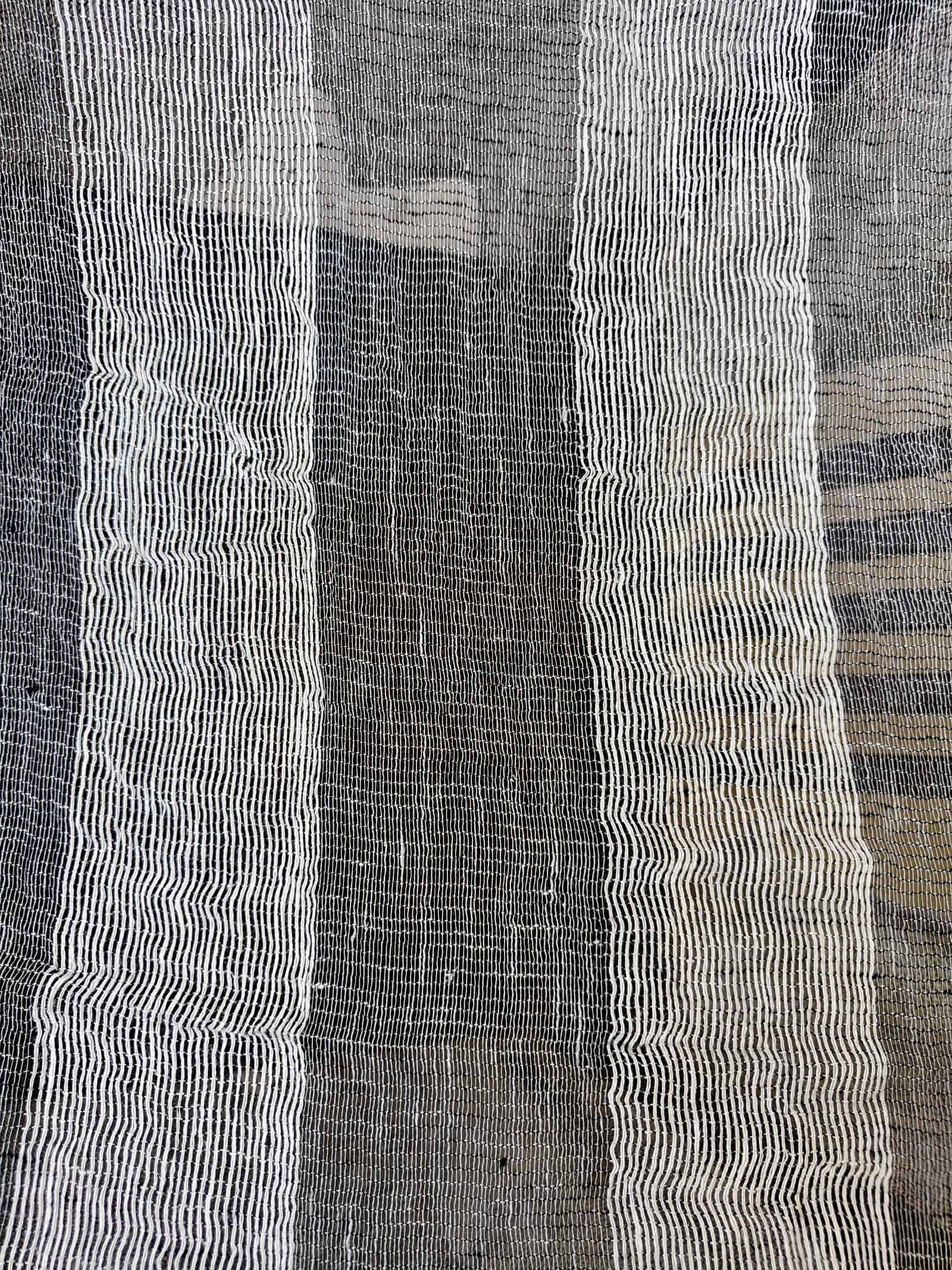 100% European Flax Linen Curtains | Blue White Striped Wave Mesh Washed OEKO-TEX Sheer